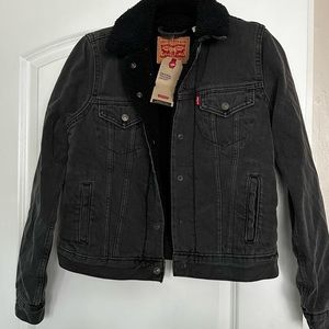Levi’s original trucker sherpa jacket